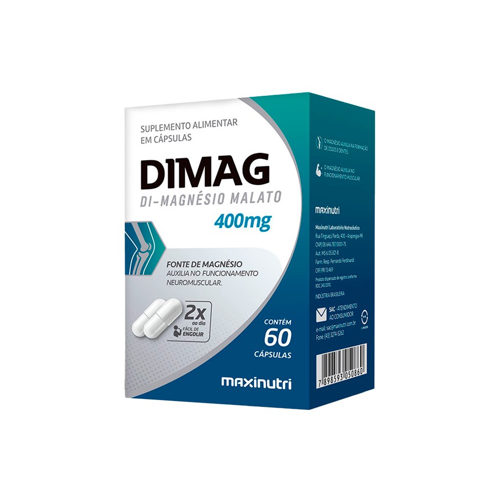 Dimag 400mg Maxinutri 60 Capsulas