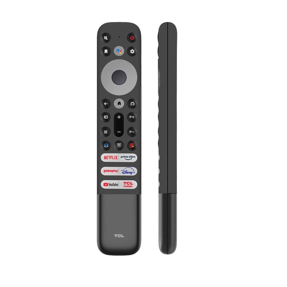Smart TV 55" QLED TCL 55C725 4K UHD com Wi-Fi, USB, HDMI, Google, 60Hz