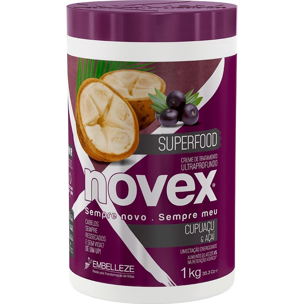 Creme de Tratamento Novex Superfood Cupuaçu e Açai 1kg