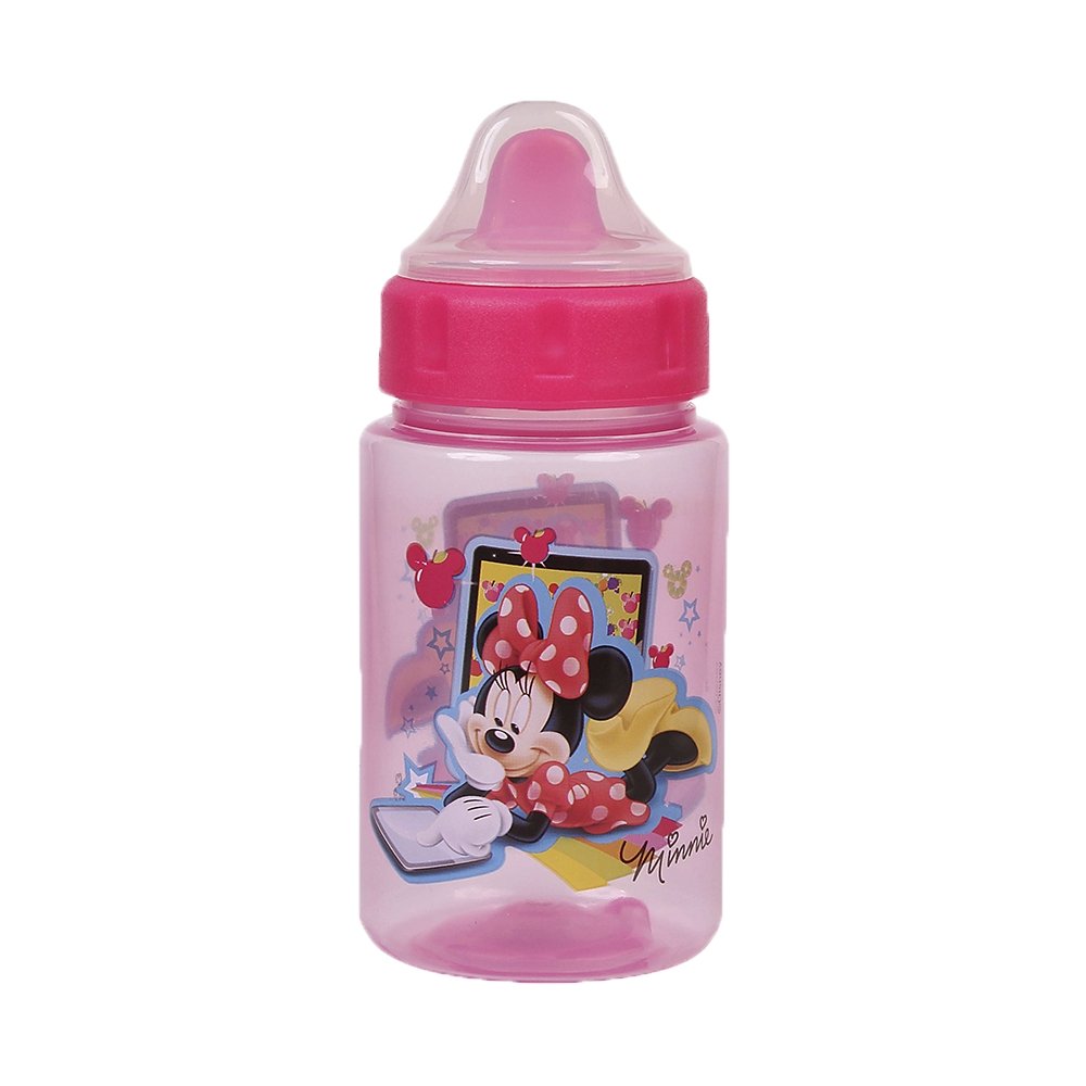 Copo Minnie Com Tampa Redutora De Pingos 340ml Baby Go