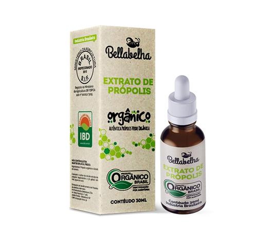 Extrato de própolis orgânico gotas 30ml
