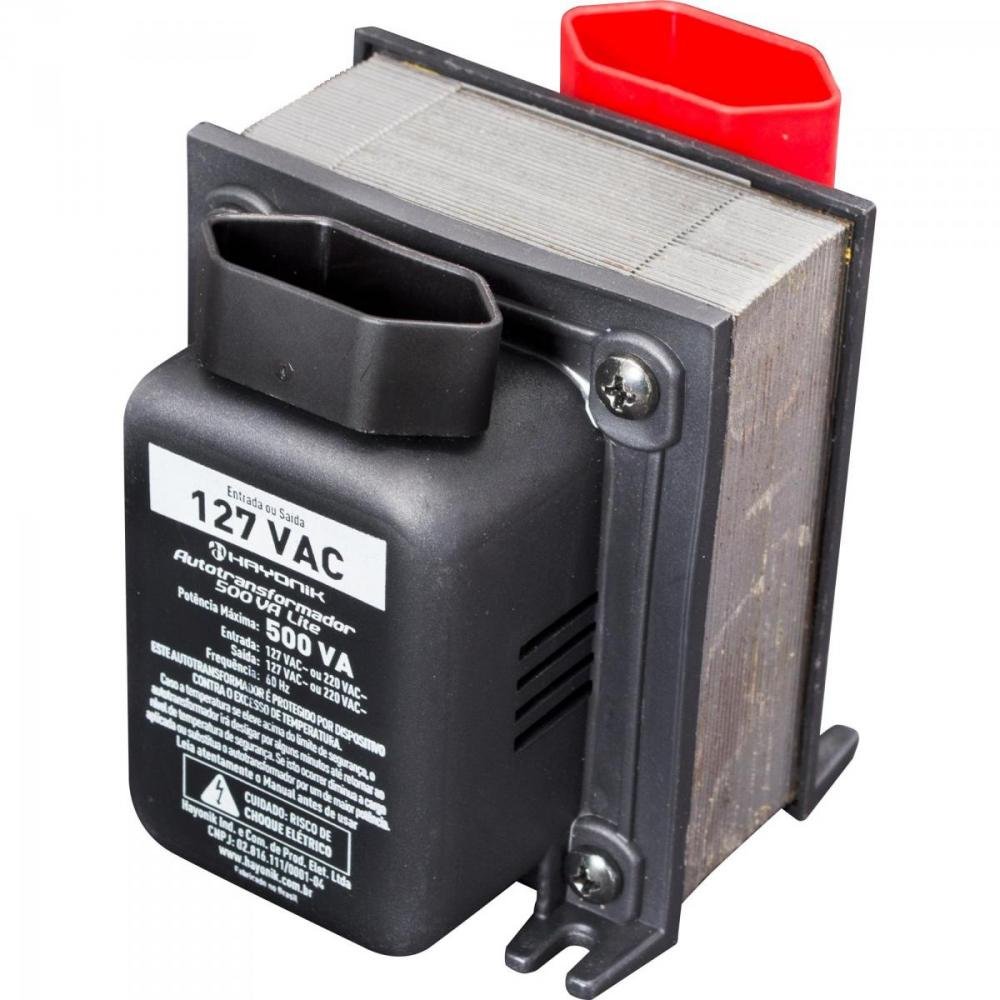 Autotrafo Universal 500VA Lite Preto HAYONIK