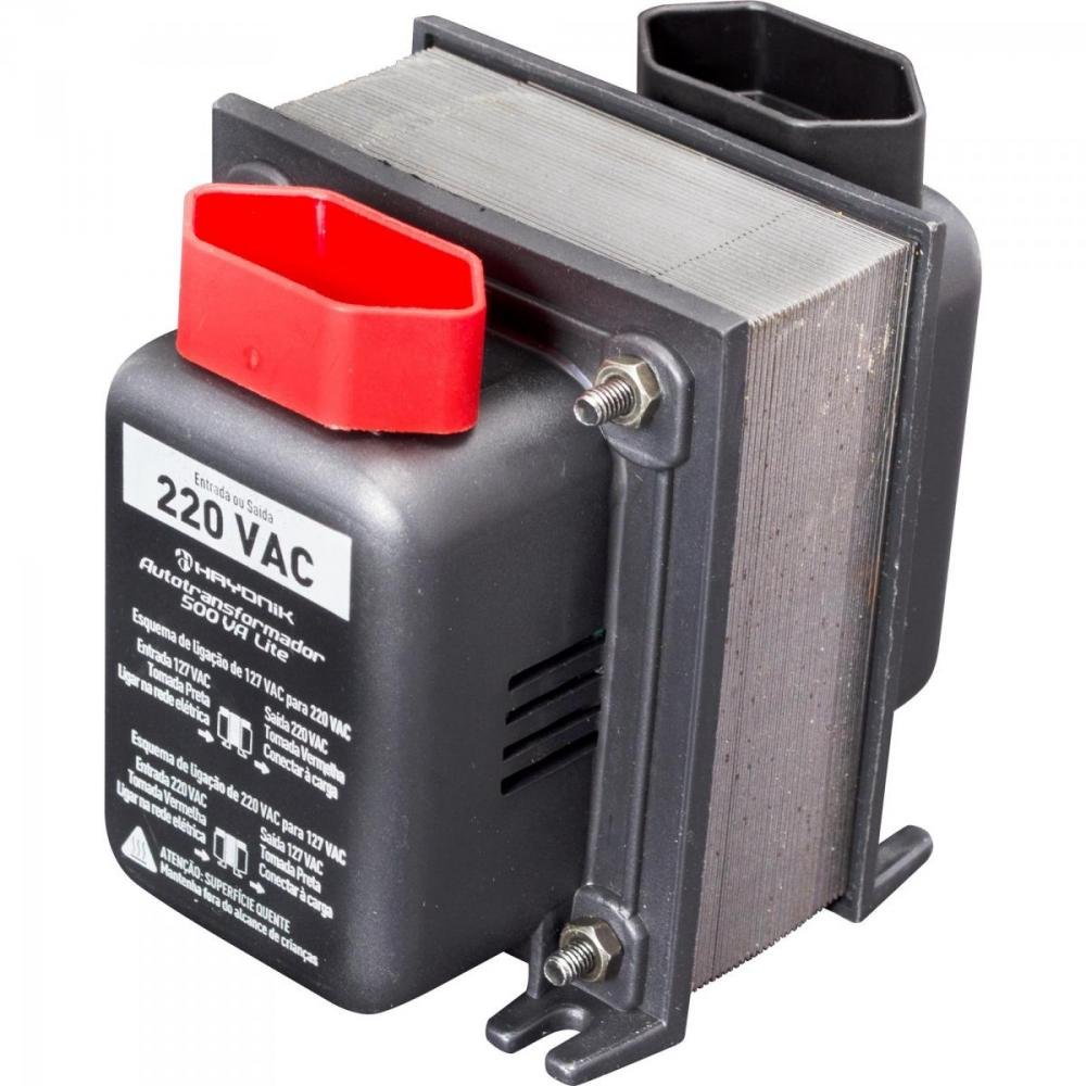 Autotrafo Universal 500VA Lite Preto HAYONIK