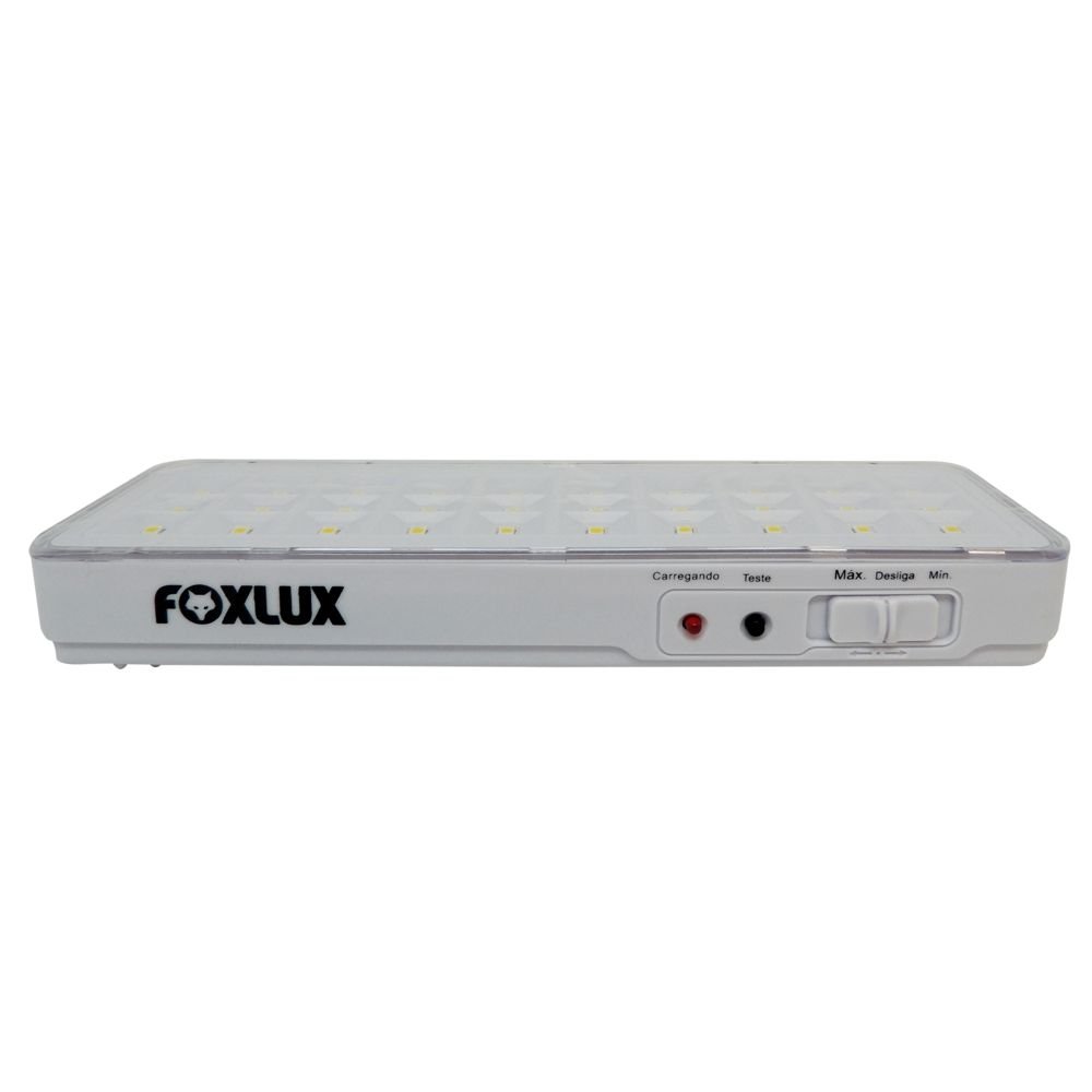 Luminaria Emergência 30 Led Bivolt Foxlux
