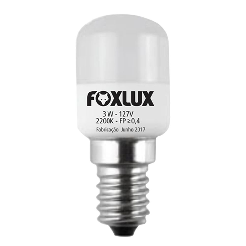 lampada led p geladeira 3w127v e14