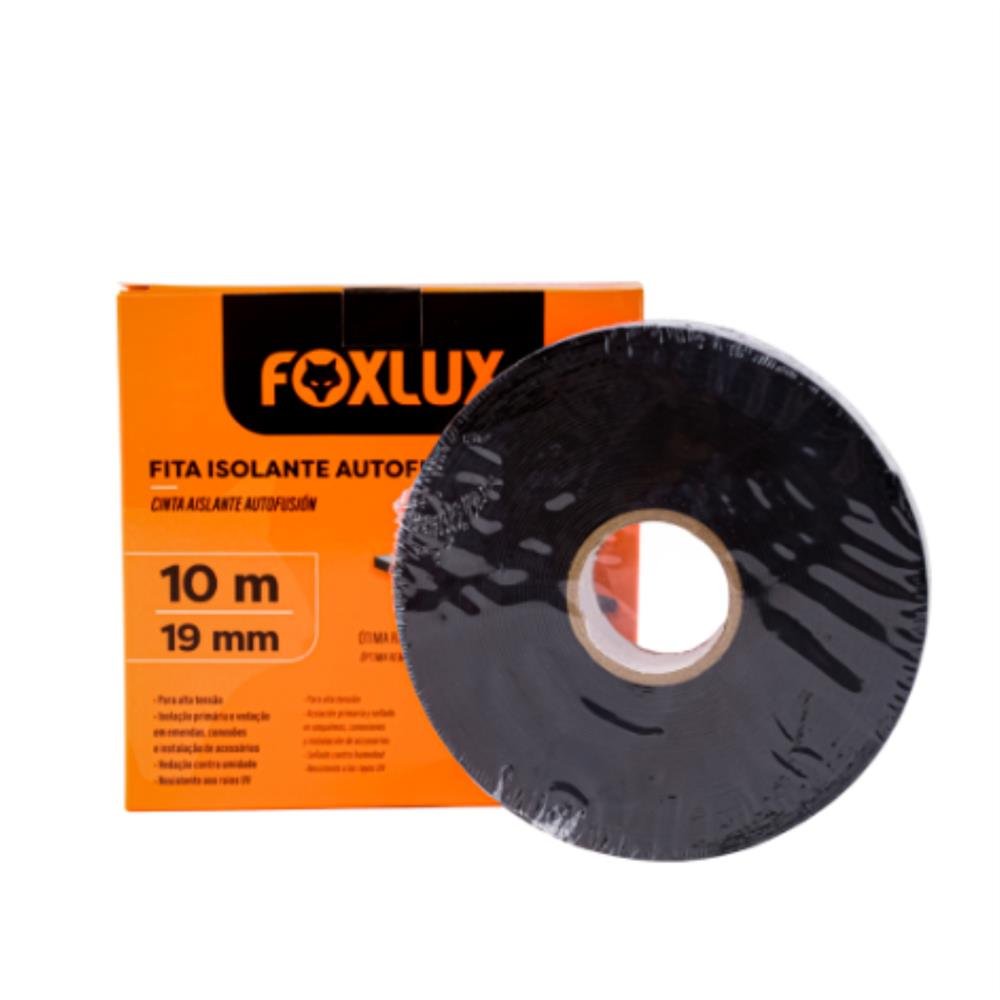 Fita Isolante 19MmX5 Metros Pote Com 50 Unidades Foxlux