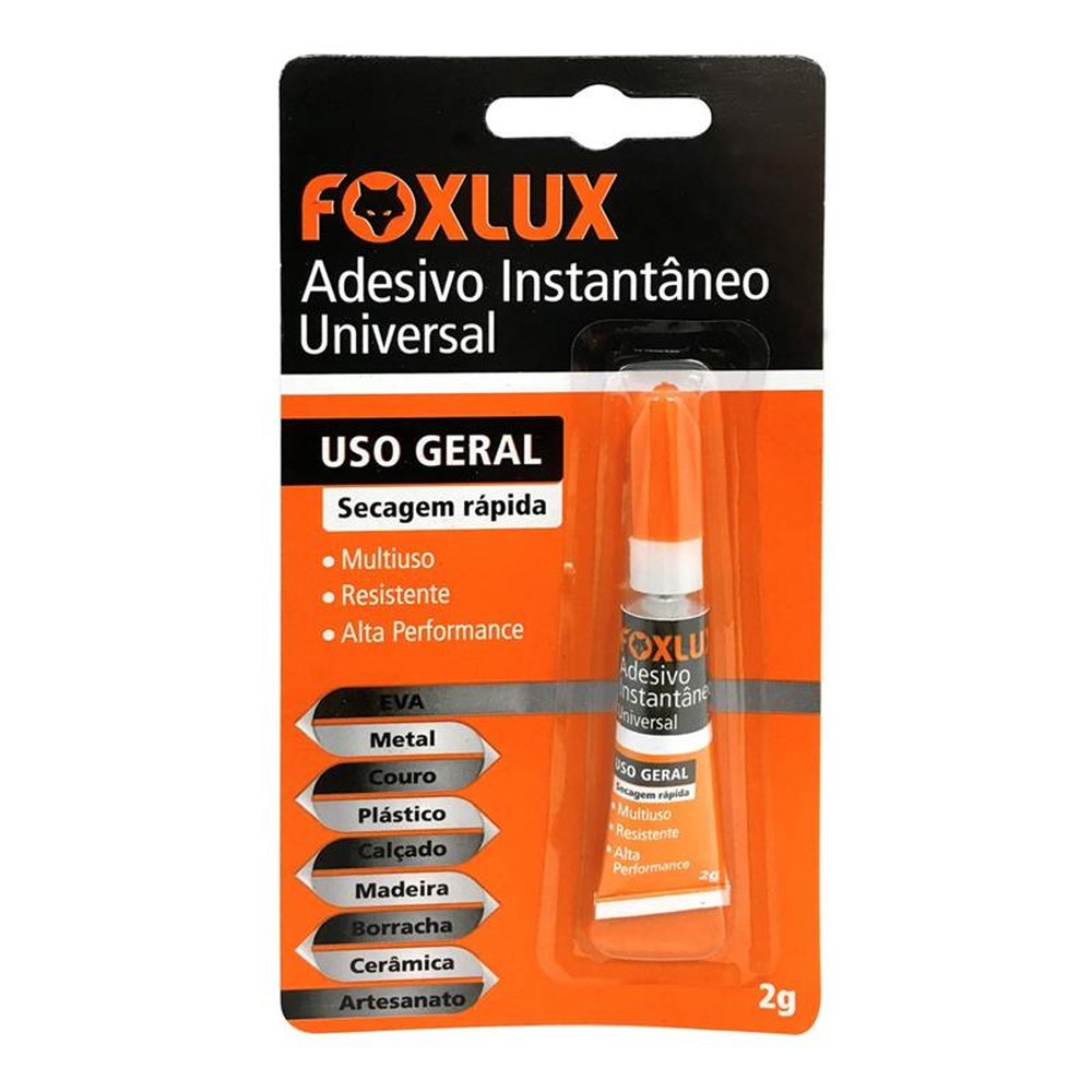 Adesivo Instantâneo Universal 2G Blister com 1 unidade
