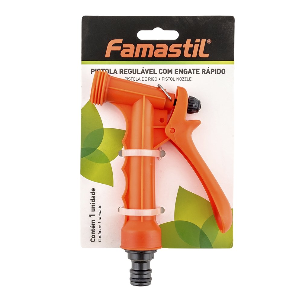 Esguicho de Irrigação Famastil com Engate Rápido 1/2" Blister
