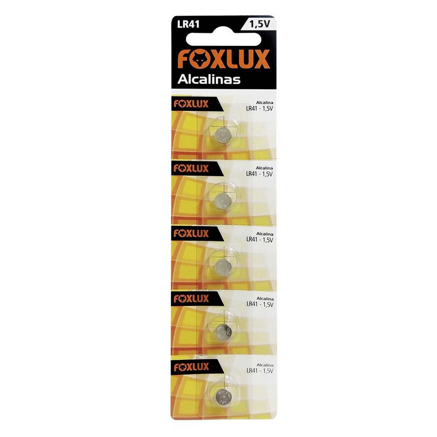 Bateria Botão Foxlux Alcalina Lr41 1,5V C5