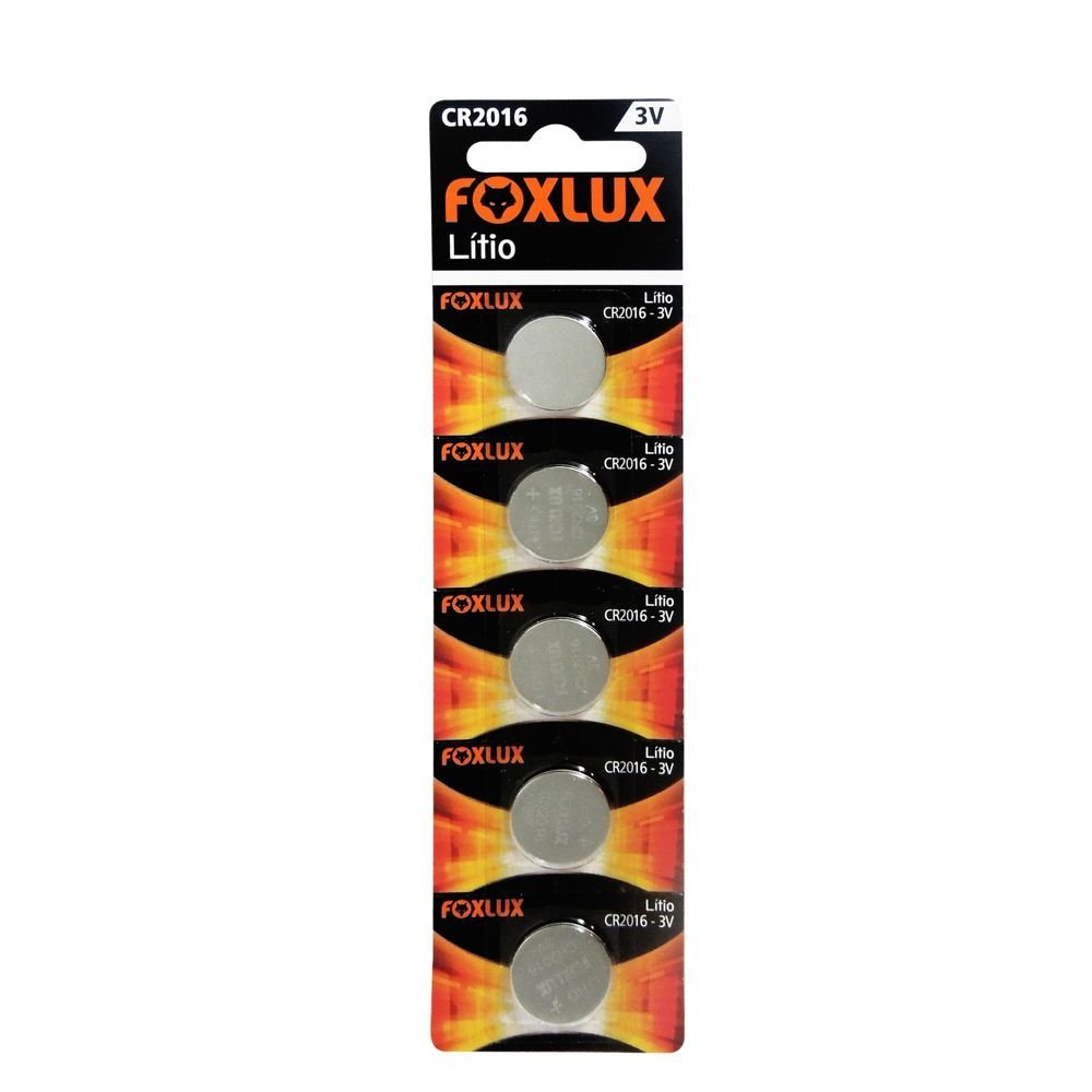 Bateria Botão Foxlux Cr2016 3V C5