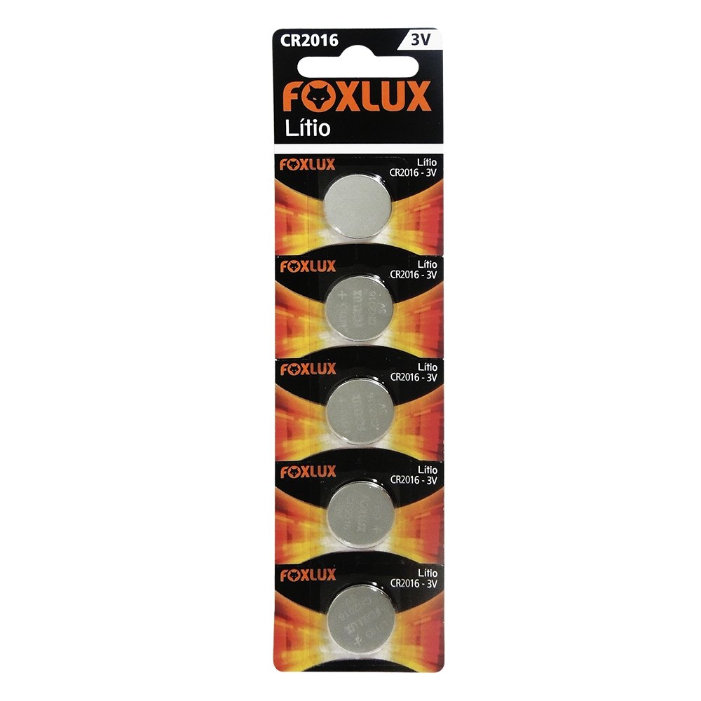 Bateria Botão Foxlux Cr2016 3V C5