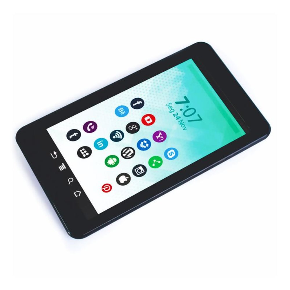 Tablet Quad Core A33, Tela 7", 512MB , 8GB, Bluetooth, Android 4.4 - Preto - Everex