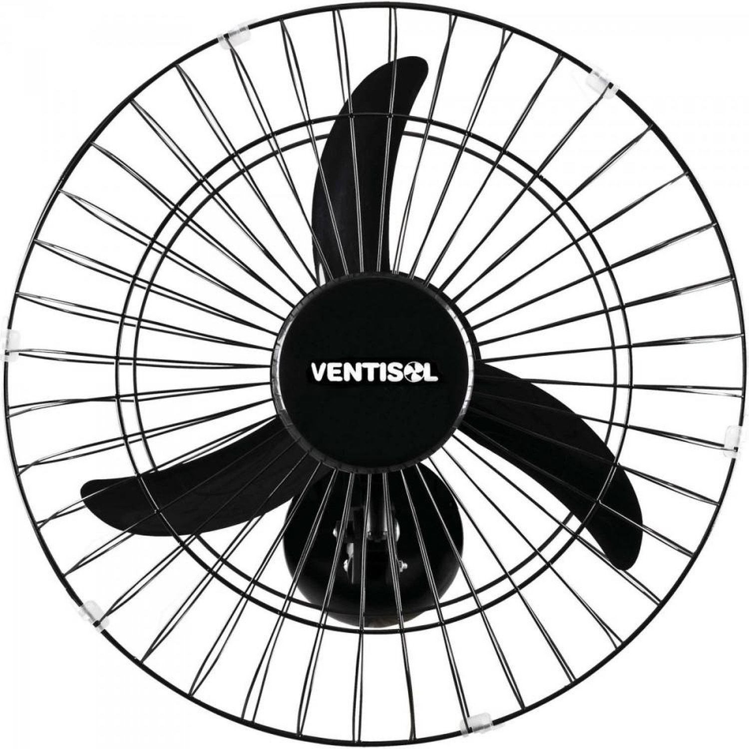 Ventilador de Parede 50cm 127v New Premium Preto Ventisol