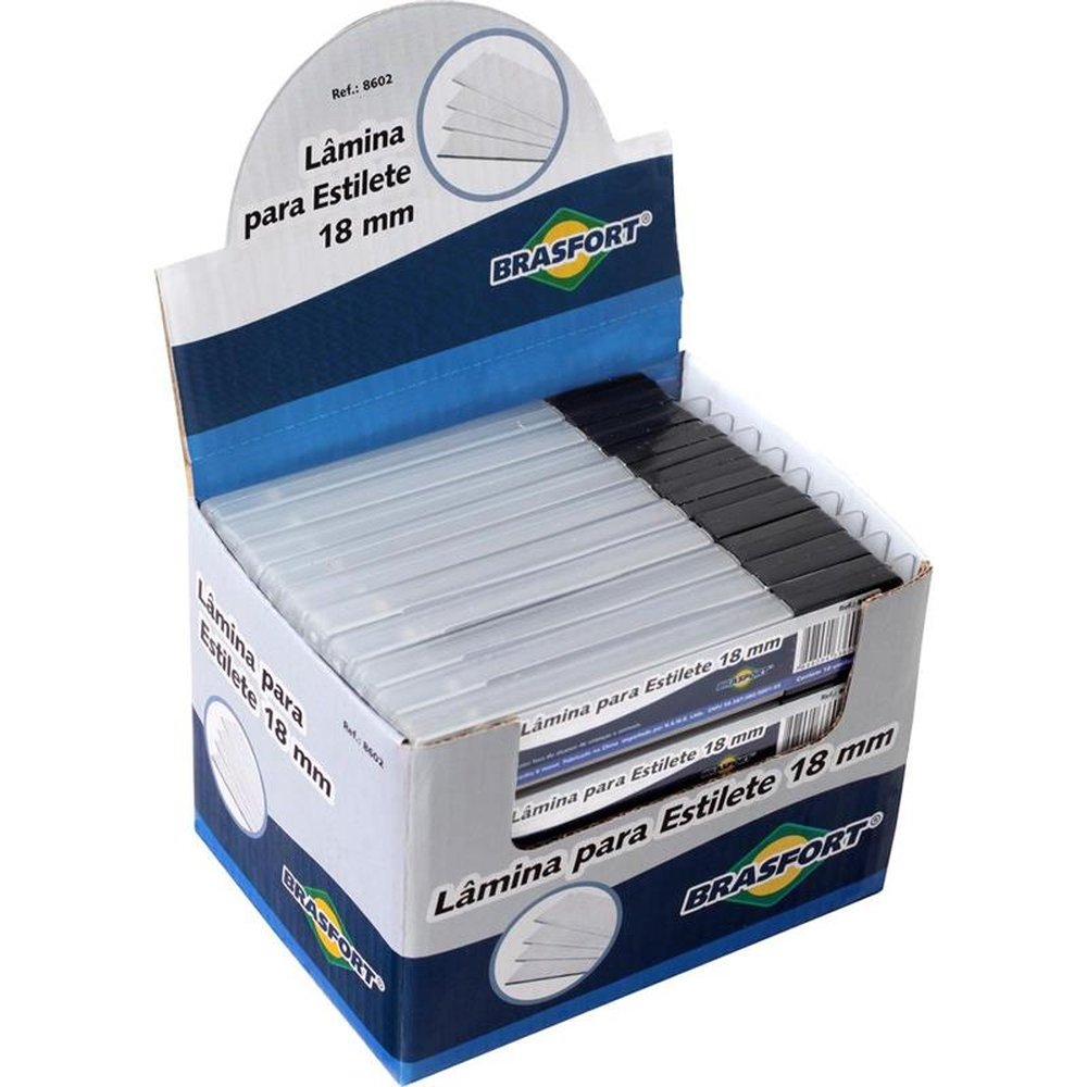 Lamina para Estilete 18mm Brasfort