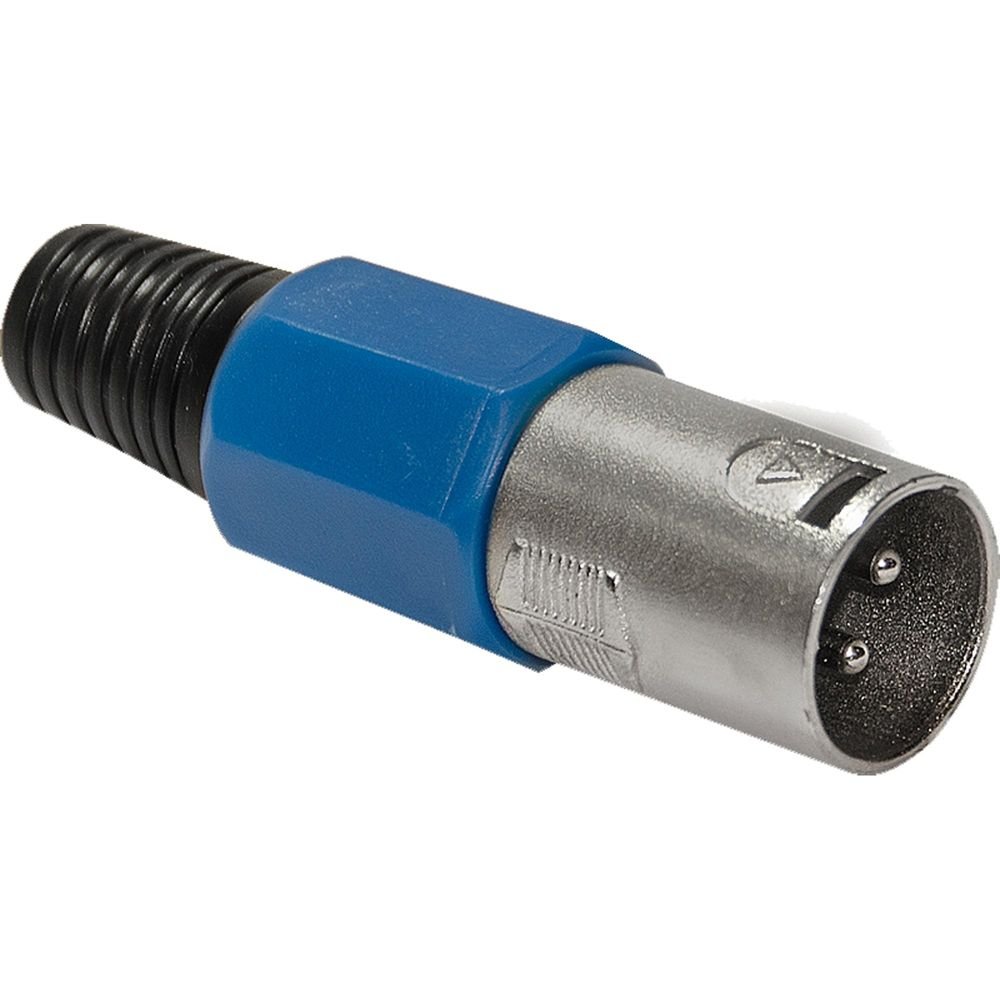 Conector Cannon Macho Plástico PGCN0006 Azul STORM Un.Venda: MVA/5