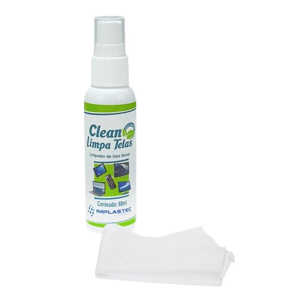 Limpador De tela 60 Mililitros Implastec