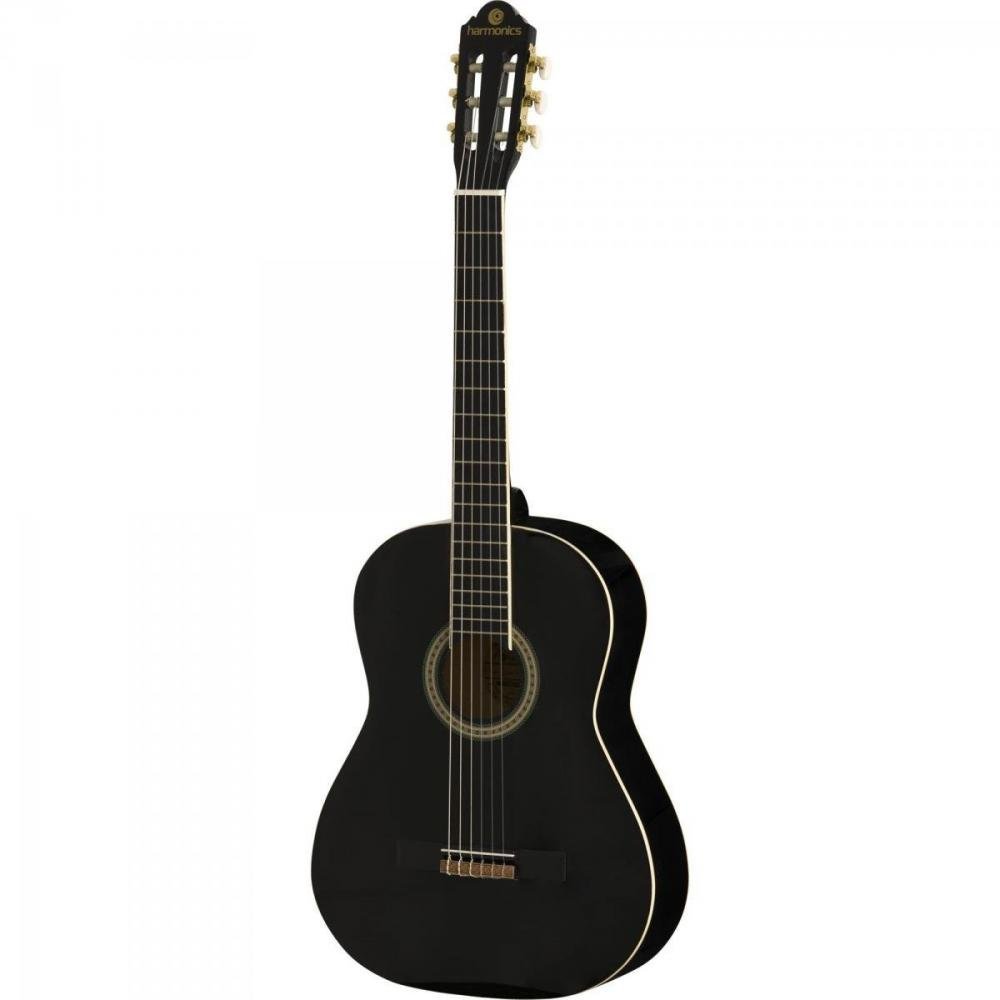 Violão Acústico Clássico Nylon GNA-111 Preto Harmonics