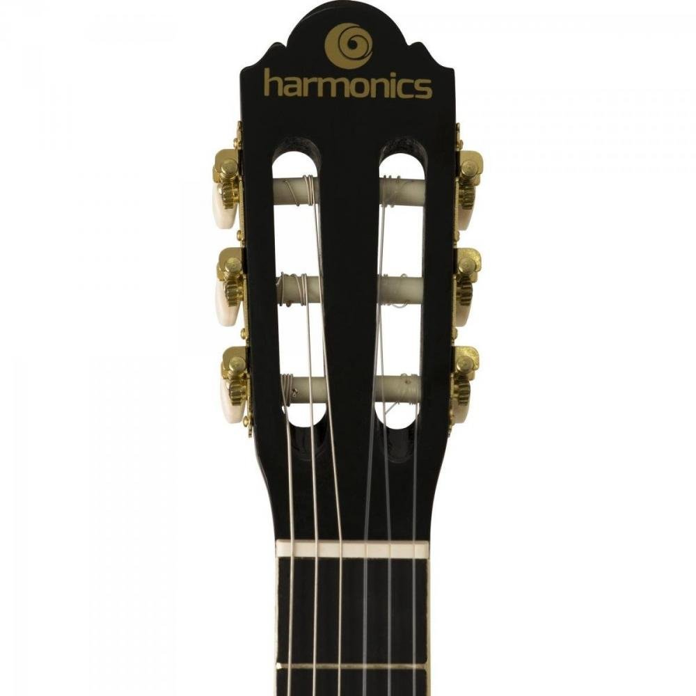 Violão Acústico Clássico Nylon GNA-111 Preto Harmonics
