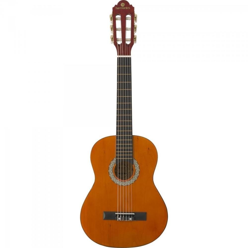 Violão Acústico 1/4 Nylon Kids Natural Gk-10 Harmonics