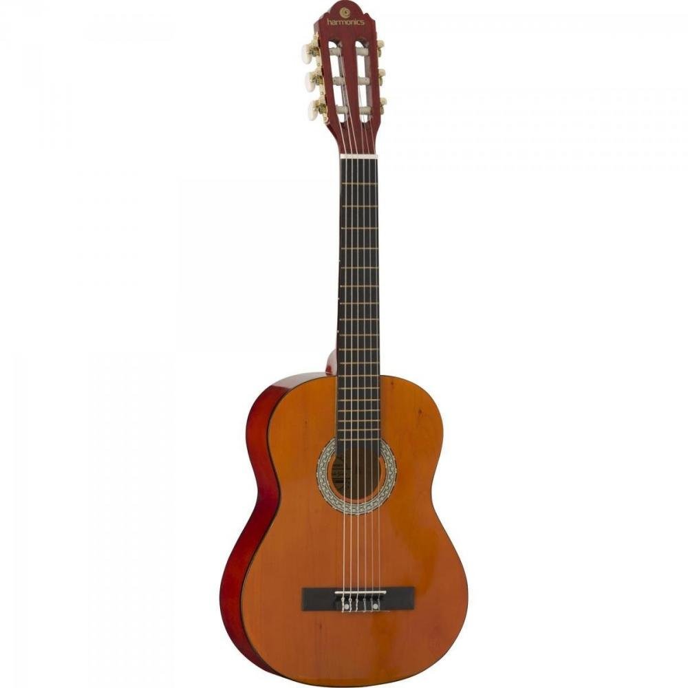 Violão Acústico 1/4 Nylon Kids Natural Gk-10 Harmonics
