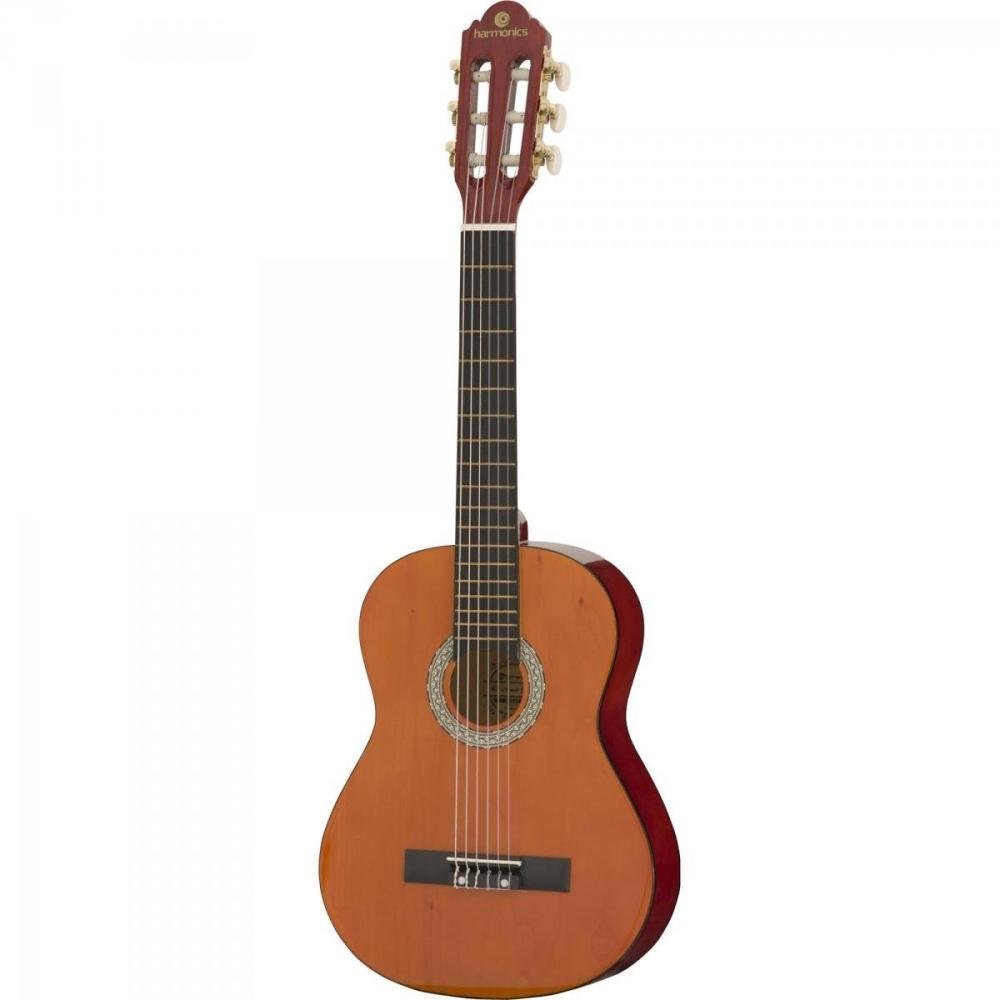 Violão Acústico 1/4 Nylon Kids Natural Gk-10 Harmonics