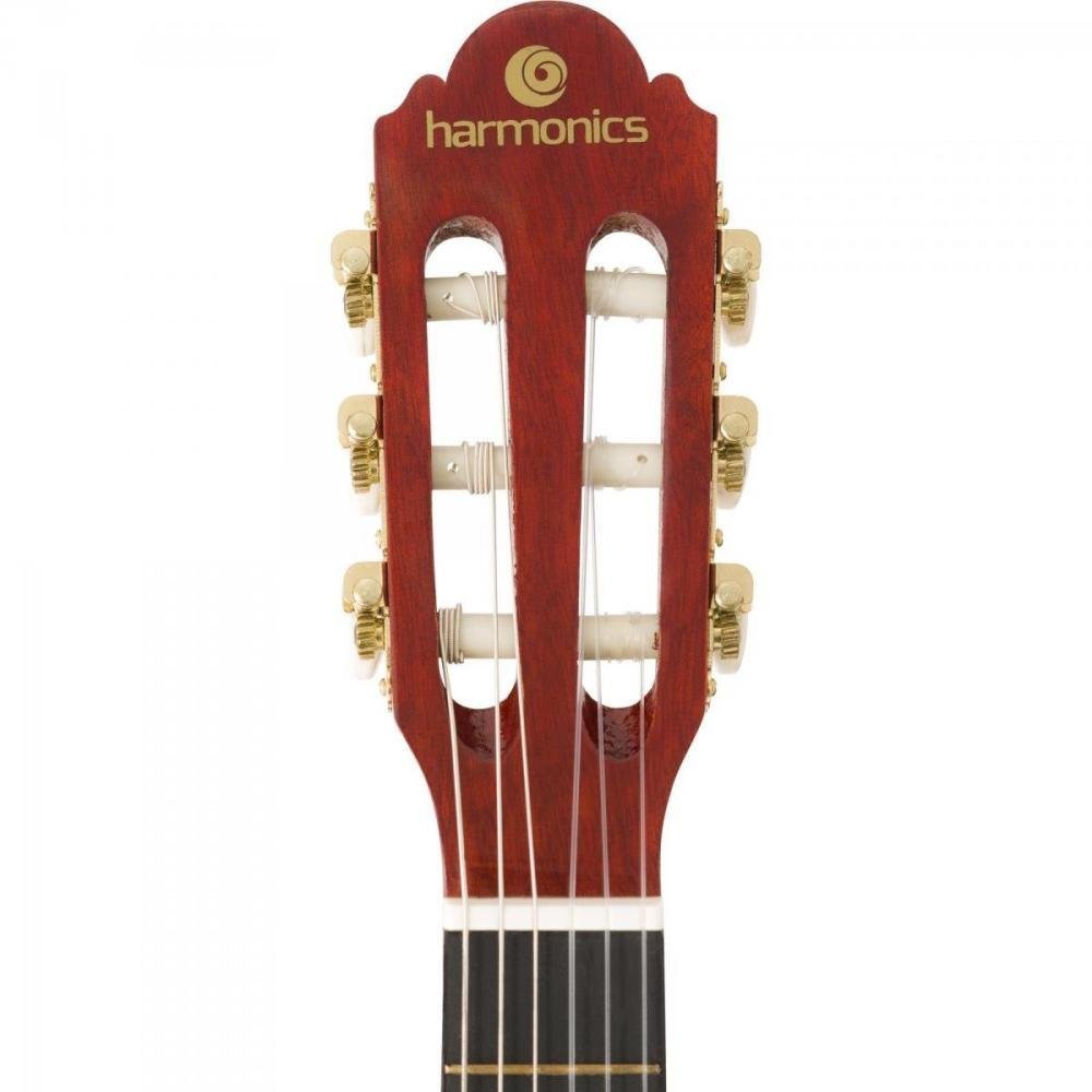 Violão Acústico 1/4 Nylon Kids Natural Gk-10 Harmonics