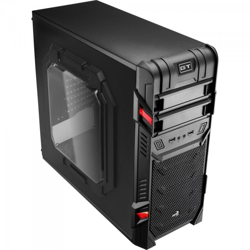 Gabinete Gamer Mid Tower Gt Window En58683 Preto Aerocool
