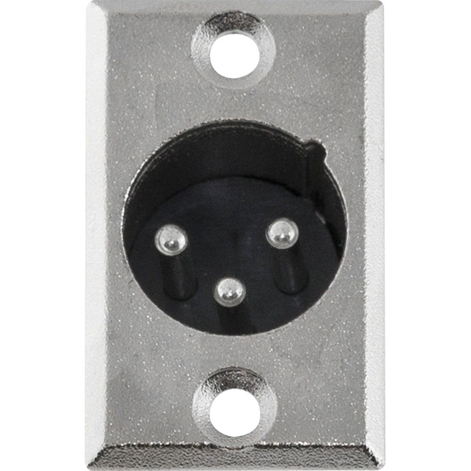 Conector XLR Macho Painel 3 Pólos Niquelado HX039M HYX Un.Venda: MVA/2