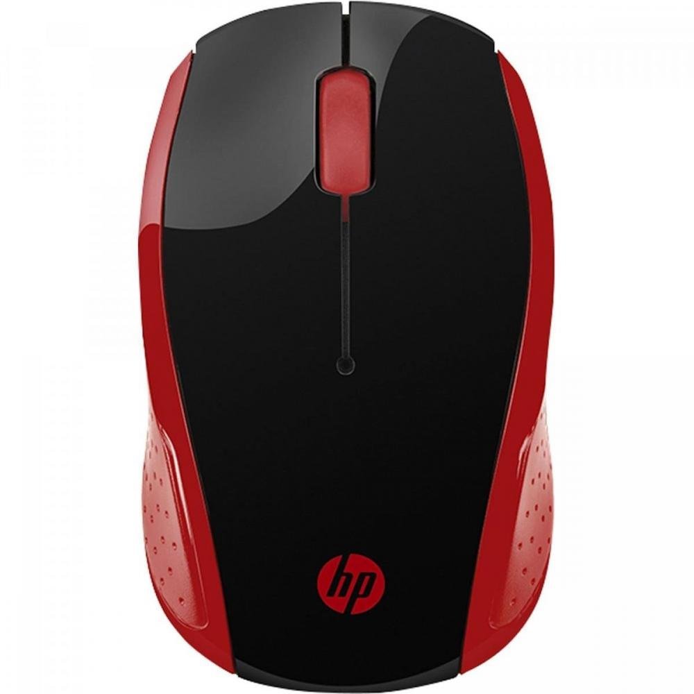 Mouse sem Fio 1000dpi X200 Vermelho Oman Hp