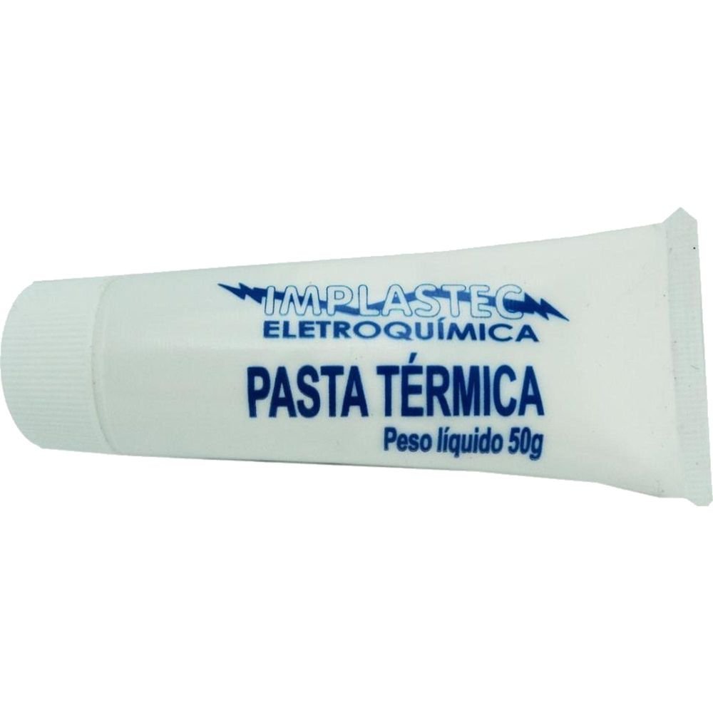 Pasta Térmica de Silicone 50g IMPLASTEC Un.Venda: PC/1
