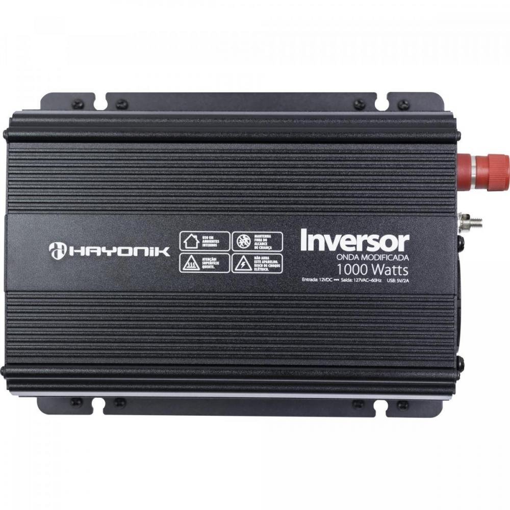 Inversor de Onda Modificada 1000W 12Vdc/127V PW11-2 Off Grid Hayonik