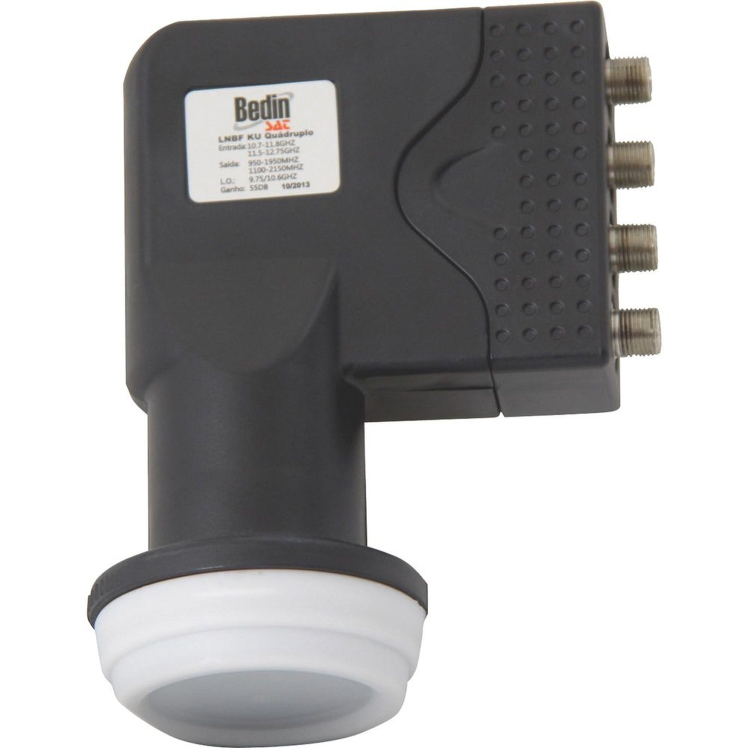LNBF Banda KU Quadruplo 52-1307 BEDINSAT Un.Venda: PC/1
