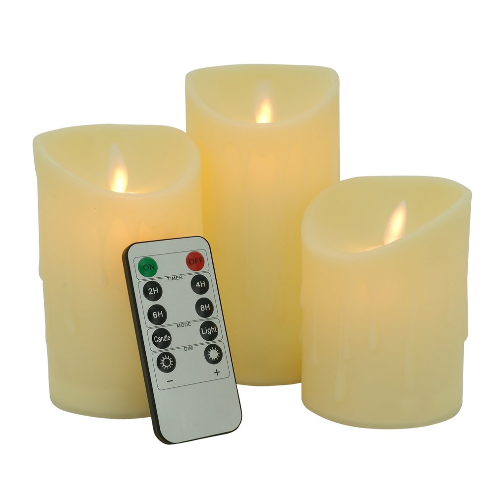 Vela Natal Eletrica C/Controle C3