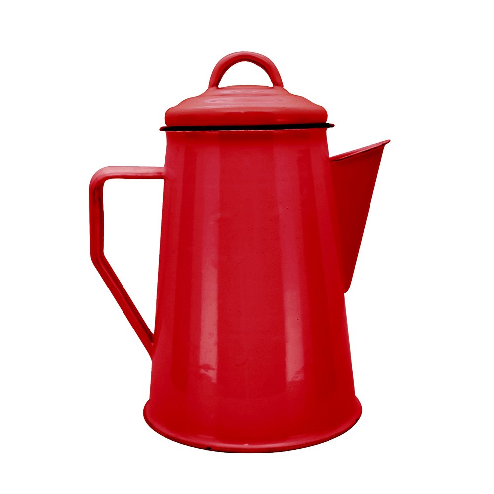 Leiteira Esmaltada Tradicional 1250ml Vermelho