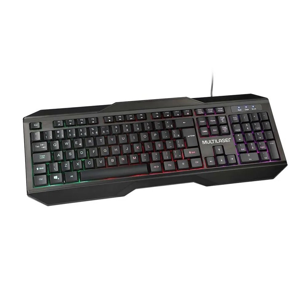 Teclado + Mouse Gamer, Abnt, Tc239, Multilaser