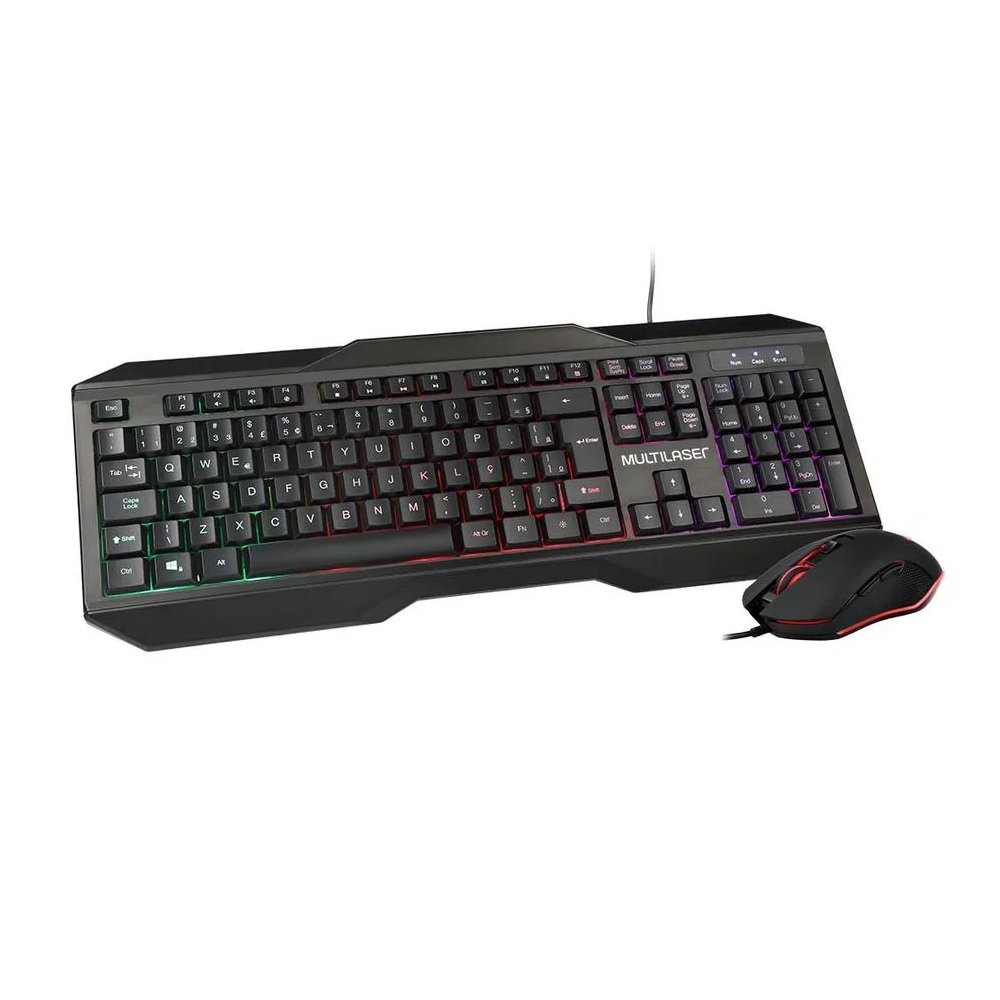 Teclado + Mouse Gamer, Abnt, Tc239, Multilaser