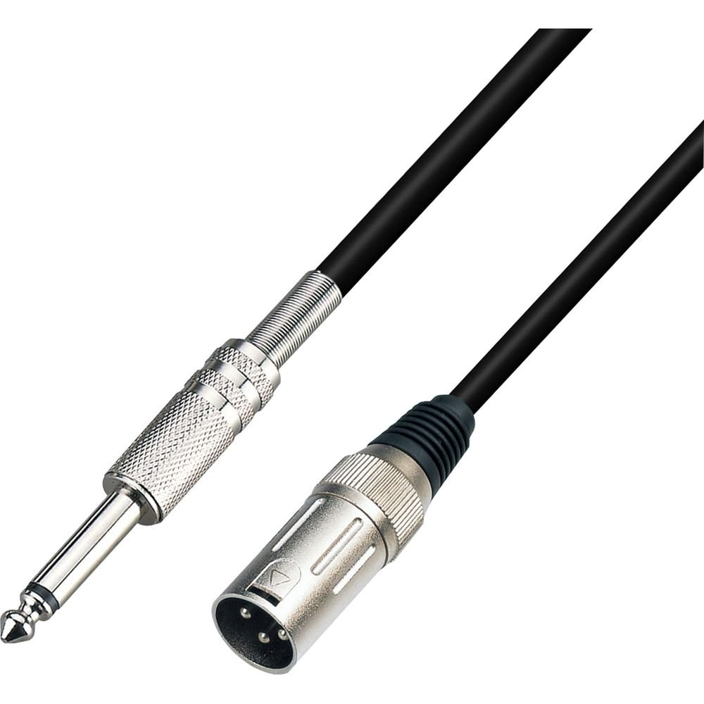 Cabo para Microfone XLR Macho X P10 1 metro Linha Player Preto Hayonik
