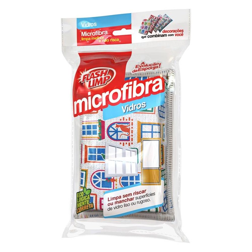 Esponja Microfibra Para Vidros Windows