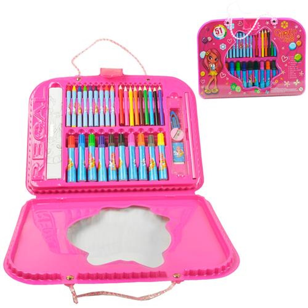 Kit Escolar 51 Peças Girl