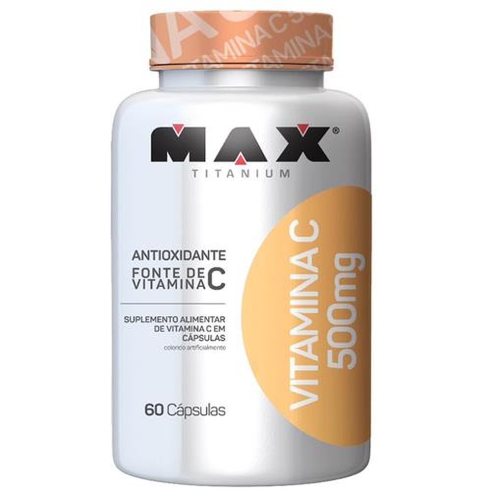 Vitamina C 500Mg 60 Cápsulas Max Titanium
