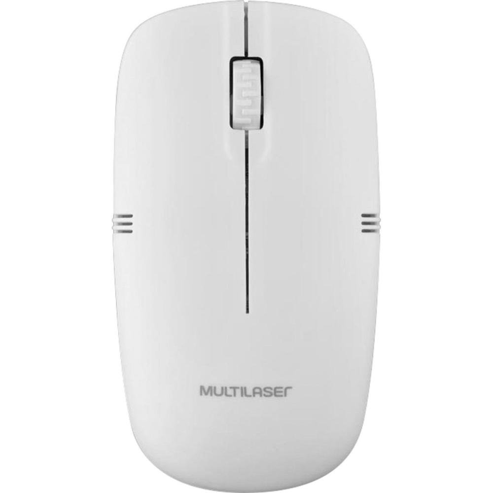 Mouse Mo286 Lite 2.4ghz 1200dpi Usb sem Fio Branco Multilaser
