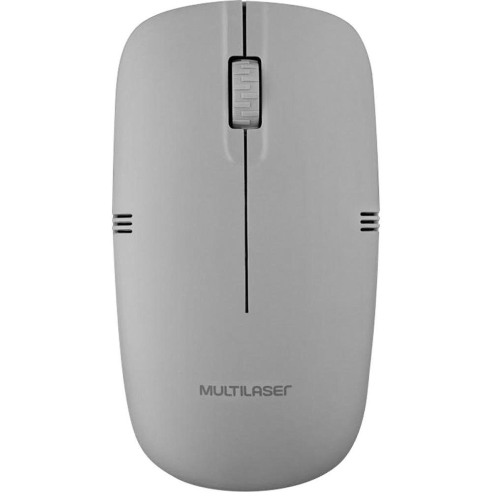 Mouse Mo287 Lite 2.4ghz 1200dpi Usb sem Fio Cinza Multilaser