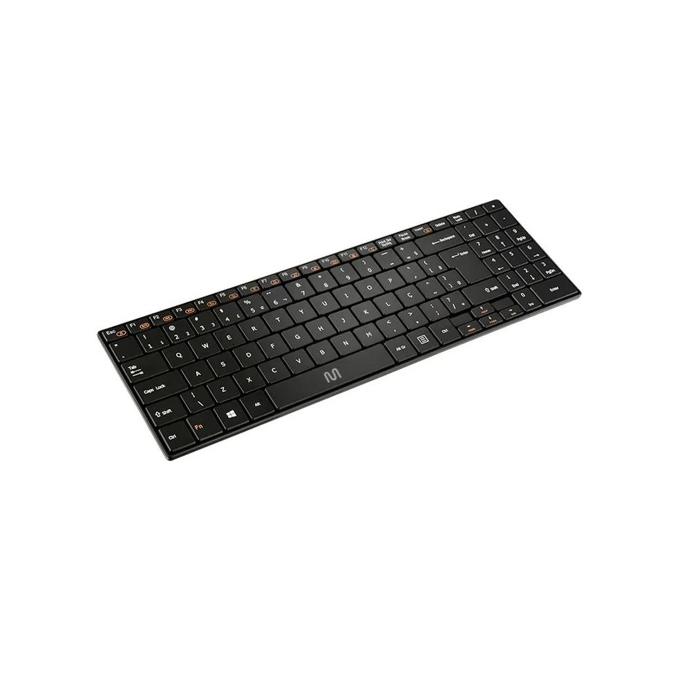 Teclado+Mouse Sem Fio Cs900 Compacto Tc202 Preto, Abnt2, Multilaser