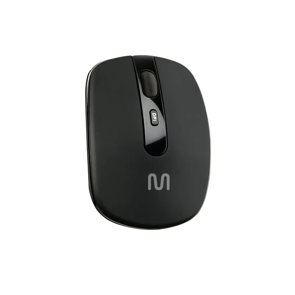 Teclado+Mouse Sem Fio Cs900 Compacto Tc202 Preto, Abnt2, Multilaser