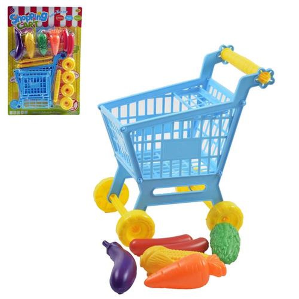Carrinho Compras Infantil Com Legumes