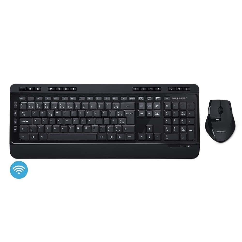 Teclado e Mouse Multilaser Super Multimídia USB - TC215