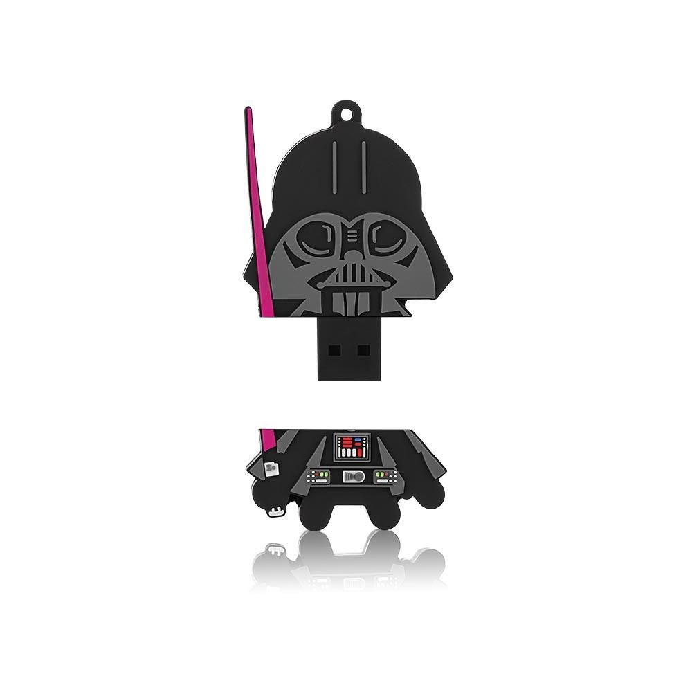 Pen Drive Darth Vader 8GB USB Leitura 10MB/s e Gravação 3MB/s Multilaser - PD035