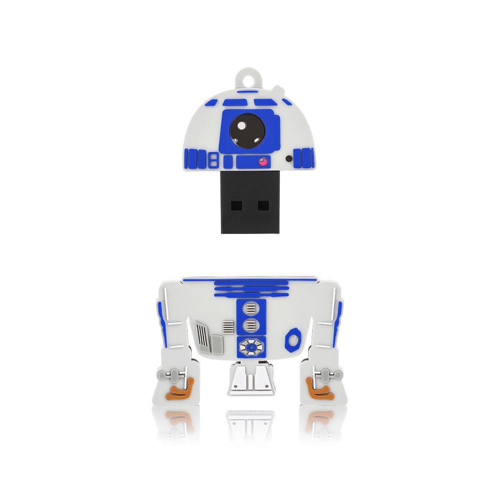 Pen Drive R2D2 8GB USB Leitura 10MB/s e Gravação 3MB/s Multilaser - PD036