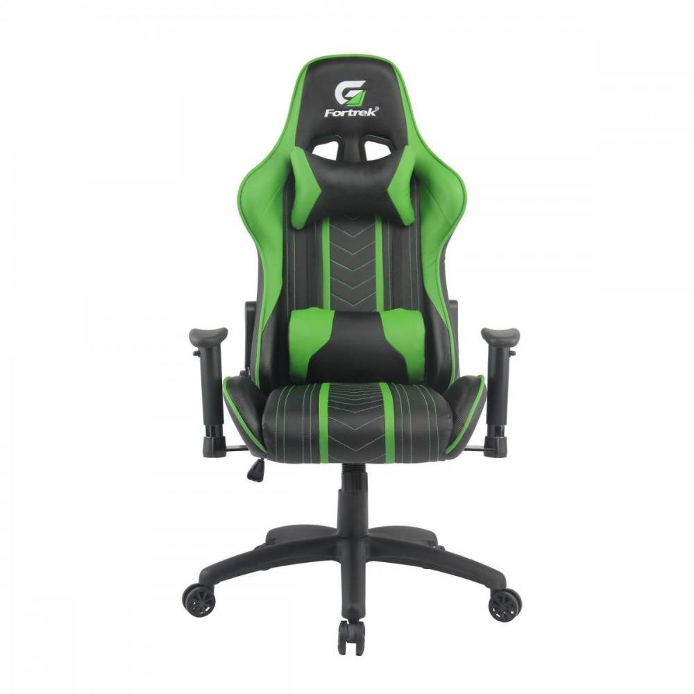 Cadeira Gamer Fortrek Black Hawk Preta/Verde Un.Venda: PC/1
