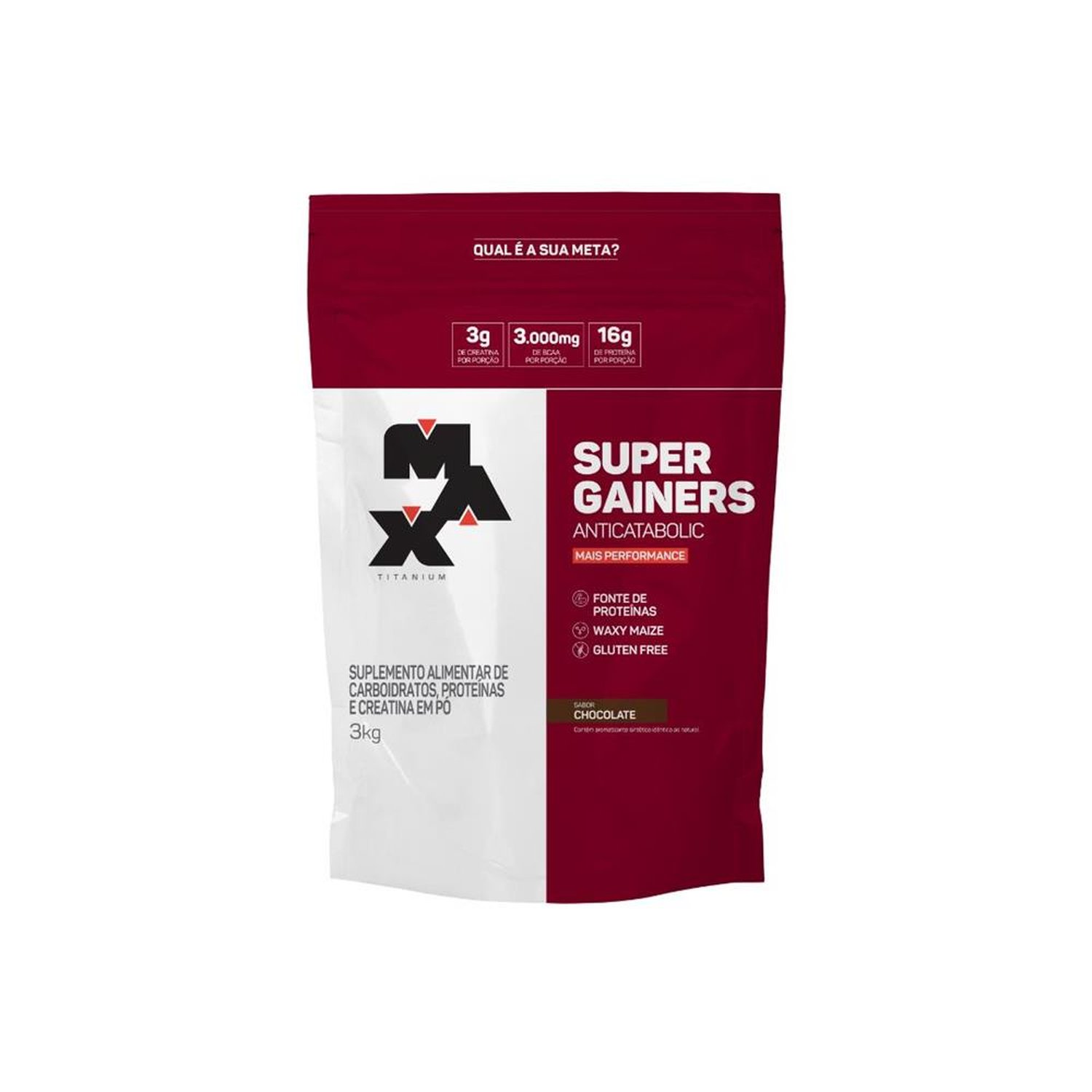Super Gainers Chocolate Max Titanium Refil 3Kg